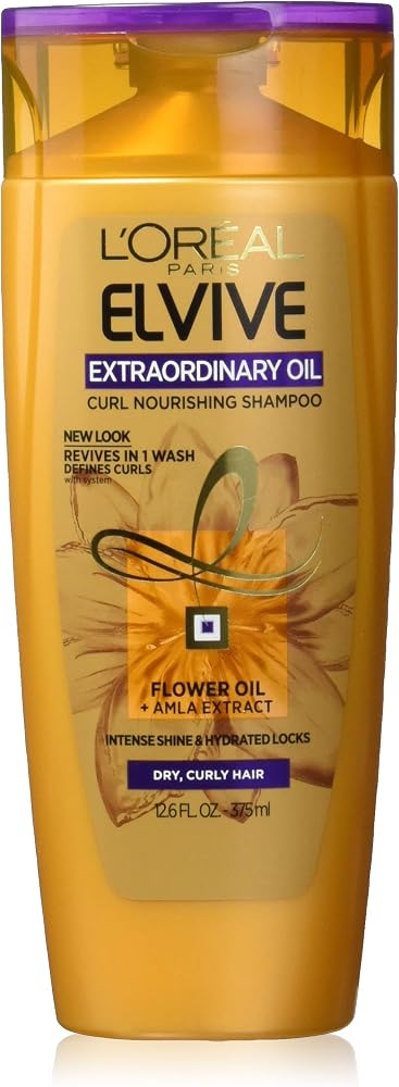L'Oreal Paris Hair Care Advanced Extraordinary Oil Curls Shampoo, 12.6 Fluid Ounce - Personal Care