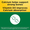 Nature Made Calcium 600 mg with Vitamin D3 for Bone Support, 220 Tablets - Image 3