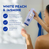 NIVEA Refreshing White Peach and Jasmine Body Wash, 20 FL OZ - Image 3