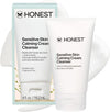 Honest Beauty Sensitive Skin Calming Cream Cleanser, Unscented, 4 fl oz - Personal Care