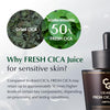 Fresh CICA 90% AMPOULE, Centella Asiatica Leaf/Stem Juice 900,000 ppm Facial ampoule, Vega - Image 3