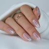CurvLife Soft Gel Almond Press On Nails, Long-Lasting Reusable Fake Nails Kit with Glue &  - Image 4