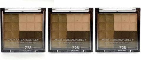 Mary Kate & Ashley Eye Glam Eye Shadow Palette Trio - Exciting #728 (3 pack)
