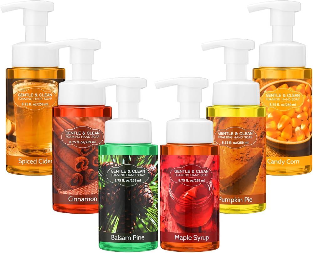 Autumn Foaming Hand Soap with Pump, Hand Wash 8.75 fl oz - Personal Care