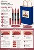 3-Piece Matte Lip Crayon Gift Set - Revlon Neutral Ruffled Feathers Shade, Long Lasting Ve - Image 2