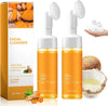 Turmeric Facial Cleanser, Glow Wash Turmeric Face Wash With Brush, Deep Cleansing Exfoliat - Image 1
