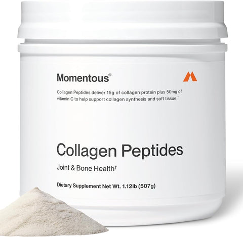 Momentous Grass-Fed Collagen Peptides Powder, Fortigel & Vitamin C