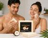 Natural Solutions N.M.S. unscented Coconut Soap Bar for Face & Body, Handmade Moisturizing - Image 3