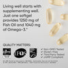 Sports Research® Omega-3 Fish Oil 1250mg from Wild Alaska Pollock, 90 Count - Image 4