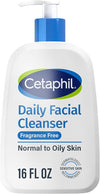 Cetaphil Daily Facial Cleanser, Oily & Combination Skin, 16oz - Personal Care