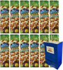 Big Top Deals USA 5.25x3.2x8 Blue Paper Bag with Diamond Almonds Wasabi & Soy Sauce, 1.5 o - Image 1