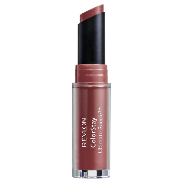 REVLON Lipstick, ColorStay Ultimate Suede Lipstick, High Impact Lip color with Moisturizing Creamy Formula, Infused with Vitamin E, 015 Runway, 0.09 Oz