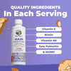 MaryRuth's Hair Growth Max Liposomal 10000mcg Biotin, Thicker Hair, 15.22oz - Image 5