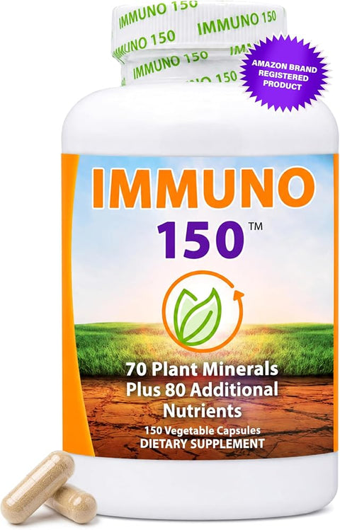 Immuno 150, Immune Support Supplement, 150 Vegetable Capsules