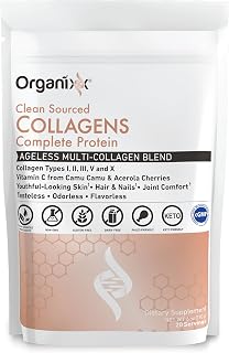 Organixx Clean Sourced Collagen Peptides, 5 Types, 20 Servings
