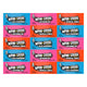 Variety Pack Now and Later Candy, 15 Individually Wrapped Pieces, Long-Lasting Chewy Candy, 0.93 oz Each, Assorted Flavors Including Watermelon, Blue Raspberry, and Tropical Punch
