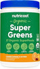 Nutricost Organic Super Greens Powder (Orange Sunrise) 30 Servings