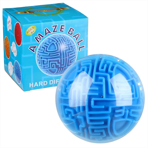 3D Maze Ball - Gravity-Based Brain Teaser Puzzle Game Toy for Kids
