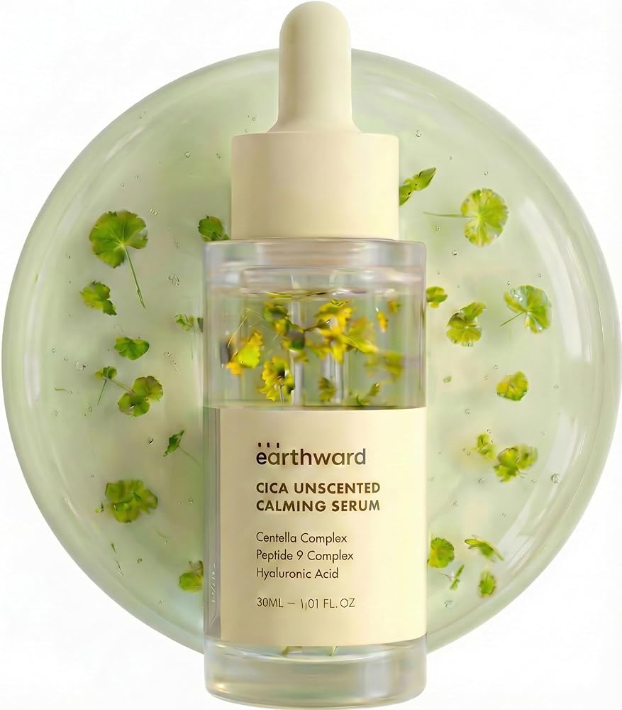 Centella Serum with 494,700 ppm Centella Asiatica, Unscented Soothing Ampoule for Acne-Prone & Sensitive Skin, Acne & Redness Relief, Hyaluron/Niacinamide, Korean Skincare, 30ml/1.01 fl oz