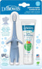 Dr. Brown's Infant-to-Toddler Toothbrush and Toothpaste Set, Blue Elephant - Image 1