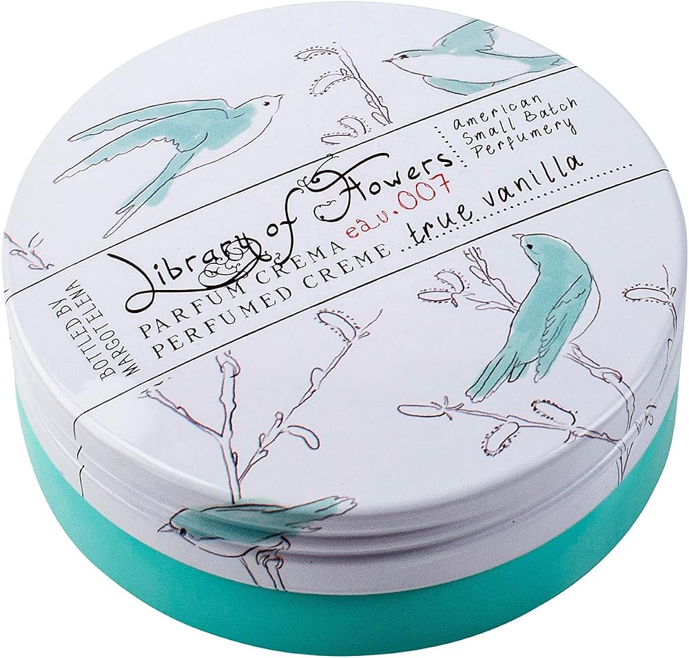 Library of Flowers True Vanilla Parfum Crema, 2.5 oz – Solid Perfume Balm