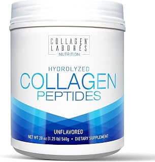 Pure Hydrolyzed Collagen Peptides (20 oz) – Unflavored Collagen Powder – Grass-Fed, Pasture-Raised – Non-GMO, Gluten-Free – Keto & Paleo Friendly – GMP Certified – Easy to Mix