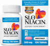 Slo-Niacin Slow Release Niacin 500mg – Vitamin B3 Supplement for Heart Wellness – Flush-Fr - Image 1
