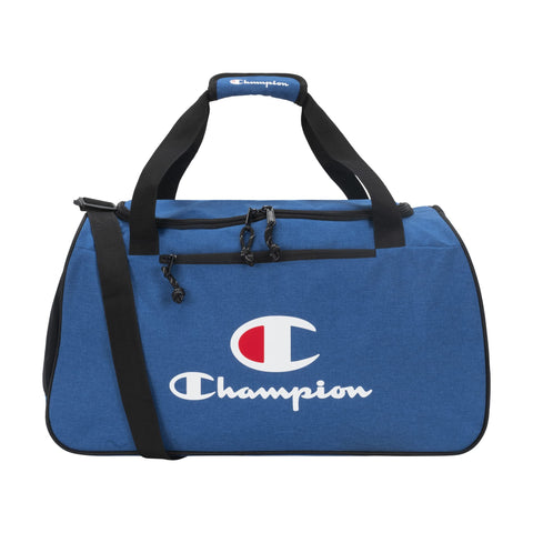 Champion Unisex Adult Logo Duffel Bags, Surf Heather, One-Size US - Personal Care