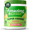 Amazing Grass Super Greens Powder Digest Pineapple Guava, 30 Servings