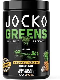 Jocko Fuel Daily Greens Superfood Powder, Pineapple Coconut | 30 Servings