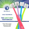 Brilliant Oral Care Child Toothbrush with Soft Bristles and Round Head, for a Kid Approved - Image 3