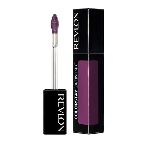 Revlon ColorStay Satin Ink Liquid Lipstick, Longwear Rich Lip Colors, Formulated - 023 Up All Night (0.17 Fl Oz)