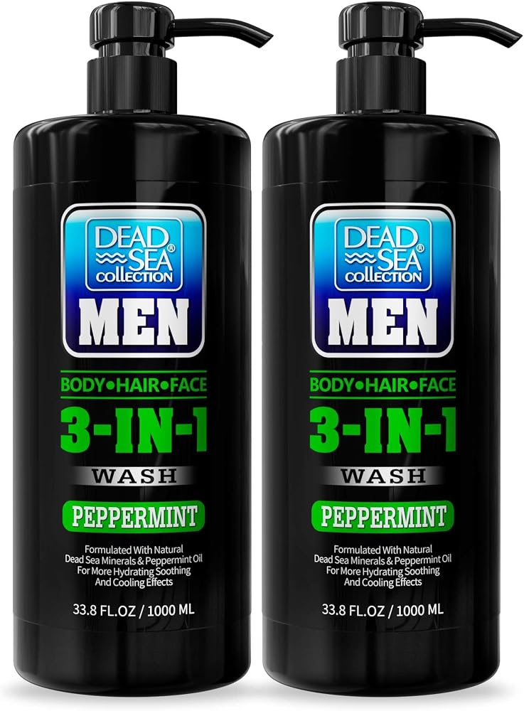 One Bar Charcoal Soap for Men - 3 in 1 Shampoo, Body Wash & Shave - Personal Care