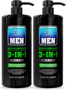 One Bar Charcoal Soap for Men - 3 in 1 Shampoo, Body Wash & Shave - Personal Care