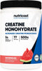 Nutricost Creatine Monohydrate Powder (Watermelon) 500 Gram, Micronized