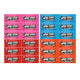 Generic Now and Later Taffy Candy, 6 Blue Raspberry, 6 Tropical, 6 Watermelon, 6 Strawberry, Candy for All Occasions - 0.93 Ounce, 24 Pack