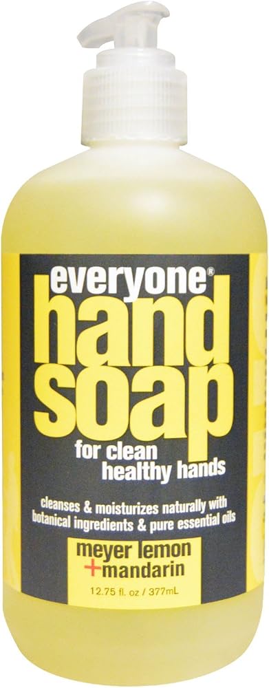 Everyone Liquid Hand Soap, 12.75 Ounce (Pack of 1), Meyer Lemon and Mandarin, made with Essential Oils for Kitchen and Bathroom - Personal Care