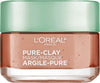 L'Oreal Paris Skincare Pure Clay Face Mask with Red Algae for Clogged Pores to Exfoliate A - Image 1
