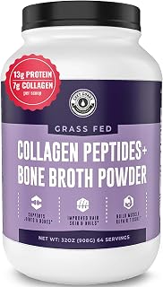 Collagen Bone Broth Powder, Unflavored, 2lb