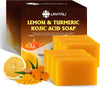 Kojic Acid Turmeric Soap , Exfoliating Cleansing Bar, 2x100g - Personal Care