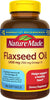 Nature Made Extra Strength Flaxseed Oil 1400 mg Softgels, 100 Softgels - Personal Care - Image 1