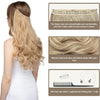 SARLA Invisible Wire Hair Extensions with 3 Clips Long Synthetic Wavy Curly Hairpiece Adju - Image 3
