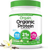 Orgain Organic Vegan 21g Protein Powder, Vanilla Bean, 1.02 lb