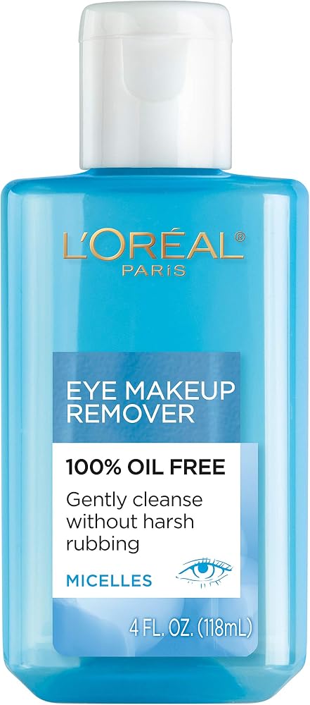 L'Oreal Paris Skincare Dermo-Expertise Oil-Free Eye Makeup Remover, Gentle Eye Makeup Remover, 4 fl. oz. - Personal Care