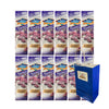 Big Top Deals USA Blue Paper Bag 5.25x3.2x8 (1.5 Oz, 12 Pack) - Diamond Almonds in Blueberry Flavor