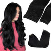 GOO GOO Clip in Hair Extensions Real Human Hair Blonde Remy Extensions - Image 1