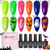 Beetles Halloween Gel Nail Polish Set - Dopamine Pleasure, Fall Gel Polish - Image 1
