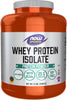 Now Sports, Whey Protein Isolate 24 g with BCAAs, Unflavored Powder, 5 lbs
