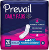 Prevail Daily Pads for Bladder Leaks, Moderate Absorbency, 10.6 in, 20 ct - Image 1