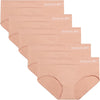 Reebok 6-Pack Seamless Toddlers Girls Soft Underwear Hipster Panties(Neon Pink-White Strip - Image 5